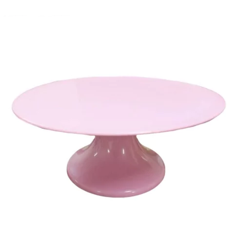 Suporte para Doces Boleira de Plástico Rosa Bebê 32 cm Só Boleira