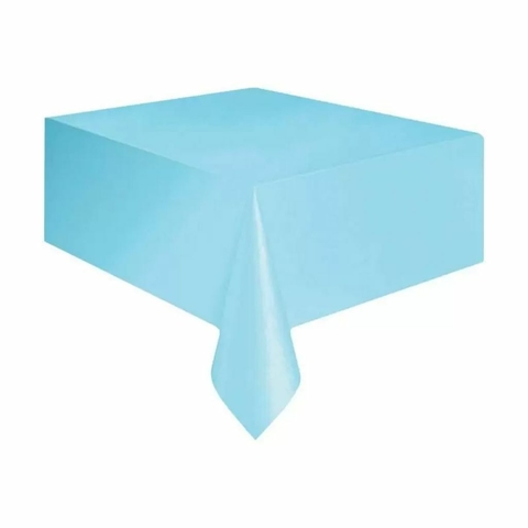 TOALHA DE MESA AZUL BEBE HAPPY LINE