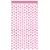 CORTINA METALIZADA CORAÇÃO HOLOGRÁFICO ROSA - 01 UNIDADE