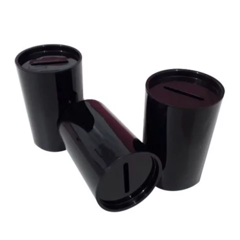 COFRINHO DE PLÁSTICO PRETO