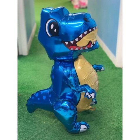 BALÃO AZUL DINOSSAURO ARTICULADO T-REX