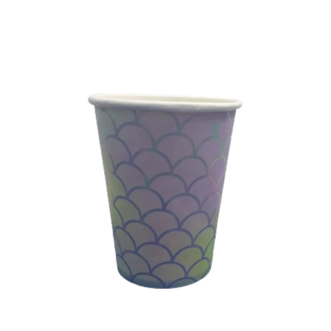 COPO LILAS MODELO SEREIA, copo sereia, sereia, como festa sereia, copo papel sereia