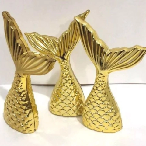 CAUDA SEREIA ROSA DOURADA