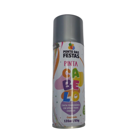 SPRAY PINTA CABELO PRATA