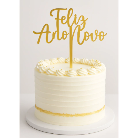 TOPO DE BOLO FELIZ ANO NOVO