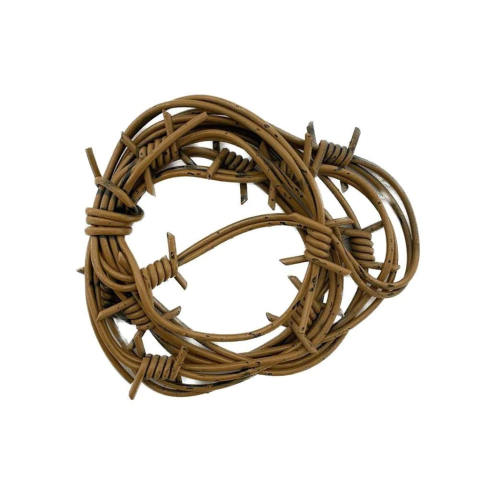 O arame farpado marrom é ideal para decoração de festas, eventos ou projetos artísticos.

Este produto é leve e fácil de manusear, permitindo que você crie ambientes temáticos de forma prática e rápida.