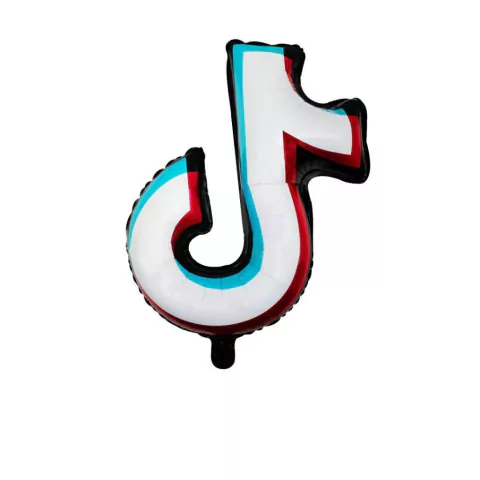 Tiktok tema festa de aniversário decorações balões crianças balão de aniversário conjunto de filme de alumínio lantejoulas confetes glitter balão presentes