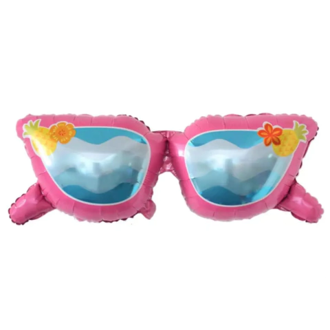 Balão de Alumínio, Óculos de Sol, Festa de Aniversário Infantil, Dance Party, Novo, Verão,