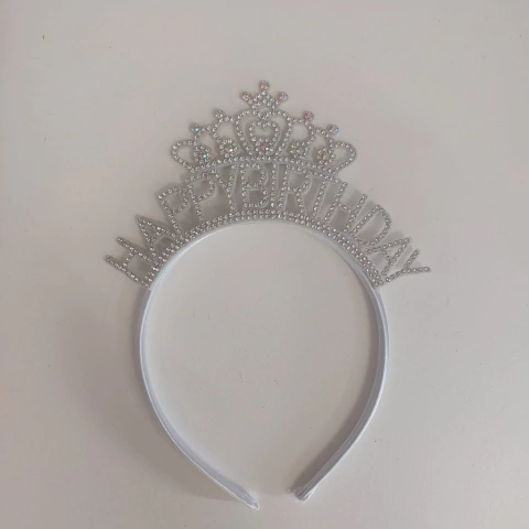 TIARA COROA HAPPY BIRTHDAY 