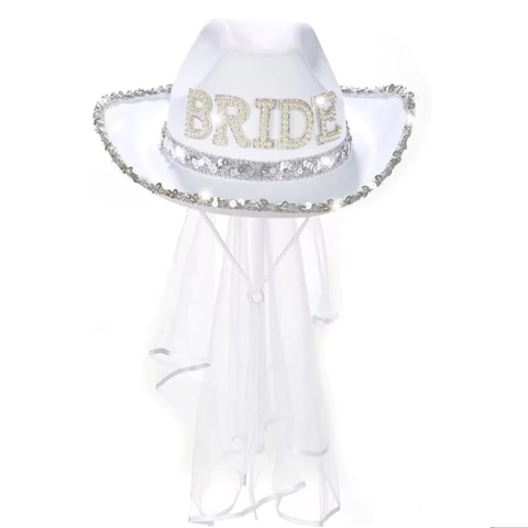 CHAPEU BRIDE PEROLAS COM VEU