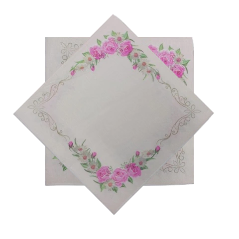 GUARDANAPO BORDA FLORAL