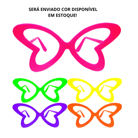 OCULOS BORBOLETA NEON