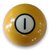BOLA SUELTA LISA DE POOL 57 mm