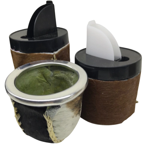 SET MATE CON CUERO (MATE YERBA AZÚCAR)