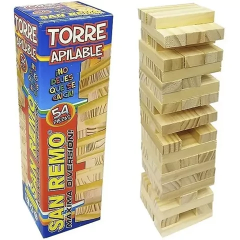 JENGA DE MESA 54 PIEZAS SAN REMO
