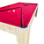 POOL PROFESIONAL MADERA CLASICO PAÑO ROJO - tienda online