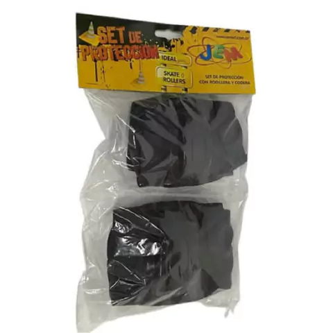 SET DE PROTECCIÓN,CODERA Y RODILLERA NEGRA