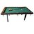 POOL SEMIPROFESIONAL NEGRO PAÑO VERDE - comprar online