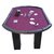 MESA DE POKER OVALADA GOLD - comprar online