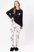 PIJAMA LONGO MEIA MALHA COM CALÇA DE RIBANA - LOONEY GERAÇÃO RAIZ - comprar online