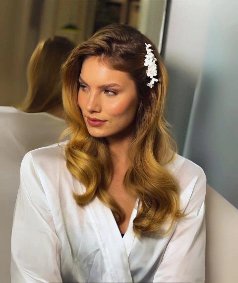 Pente Floral Tereza - comprar online