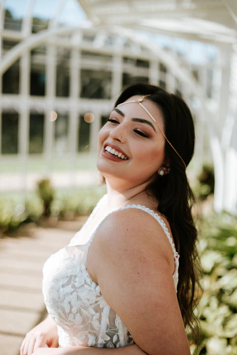 Headband Strass e Pérolas Mística