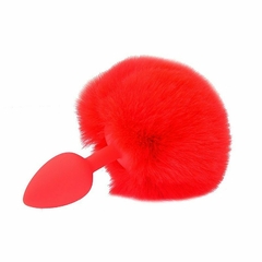 Kit - Rabo de coelho VERMELHO - loja online