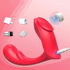 VIBRADOR DE PONTO G E CLITÓRIS LOVE IN LOVE - SSP - LOVERE