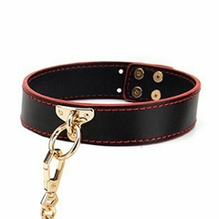 Coleira Fetich bondage - com Guia de corrente Luxo - comprar online