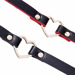 Coleira Bondage com Coração / Choker na internet