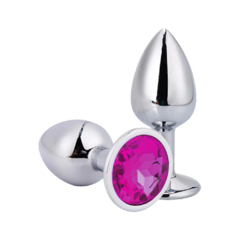 PLUG ANAL DE METAL COM PEDRA P - SSP - LOVERE