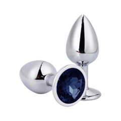 PLUG ANAL DE METAL COM PEDRA P - comprar online