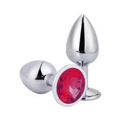 PLUG ANAL DE METAL COM PEDRA P - SSP - LOVERE