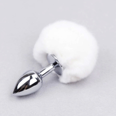 PLUG ANAL EM METAL POMPOM P - loja online