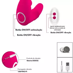 VIBRADOR DE CALCINHA COM ESTIMULADOR CLITORIANO 10 VIBRAÇÕES MILLE - SSP - LOVERE