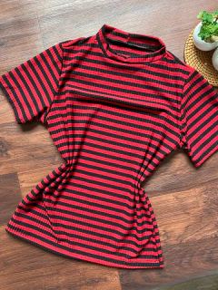 Blusa canelado c/manga 0500336