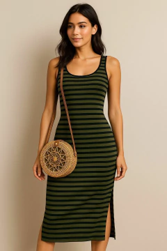 Vest Midi Canelado 0200085 - comprar online