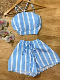 Conj. crepe cropped 3 0400463 - Favorita Modas