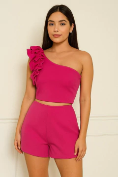 Conj. babadinho ombro em Malha Scuba 0400233 - comprar online