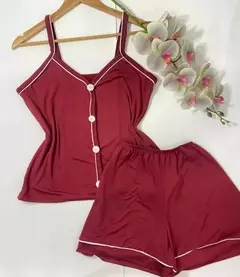 BABYDOLL AMERICANO C/ ALÇA (P) vinho 0400504