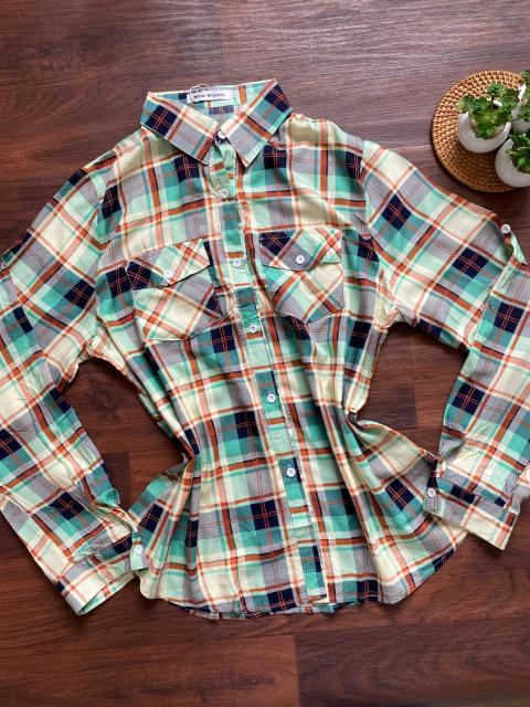 Blusa xadrez 1600025