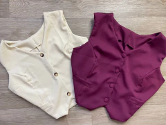 Colete alfaiataria plus (veste 48/50) - Favorita Modas