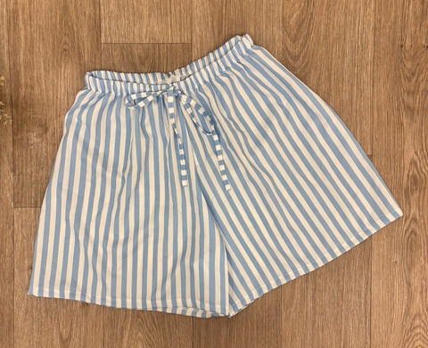 SHORT CREPE - M 0500143 AZUL BEBE