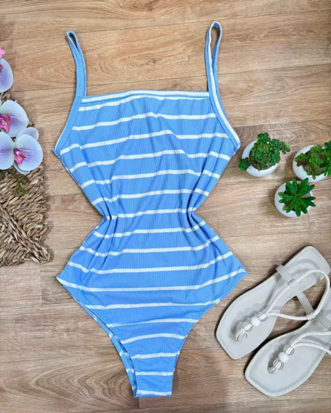 Body canelado alcinha