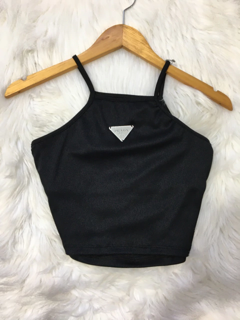 cropped canelado alcinha (prada) 0500104