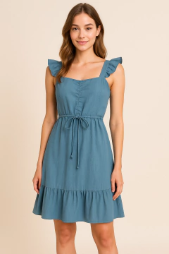 vestido elisa viscolinho 0200407 - comprar online