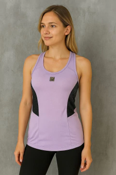 BLUSA FIT POLIAMIDA BOLSO TELA - Favorita Modas