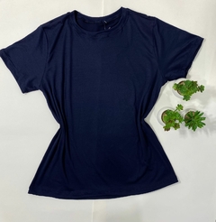 BLUSA BASICA LISA EM SUED (AZUL) 0500334