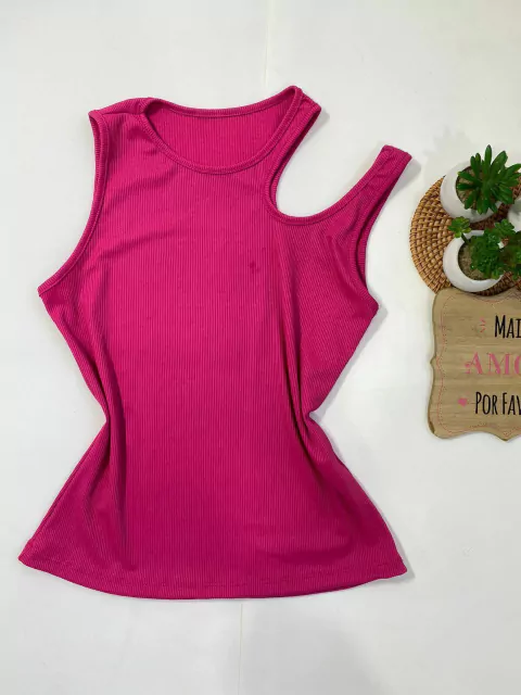 BLUSA CANELADA RECORTE 0500337