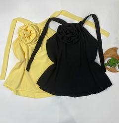 BLUSA FLOR CREPE DUNA